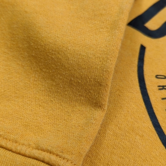 * SOLD * Yellow Detroit Sweatshirt, Boys Size M - Picture 5 of 8